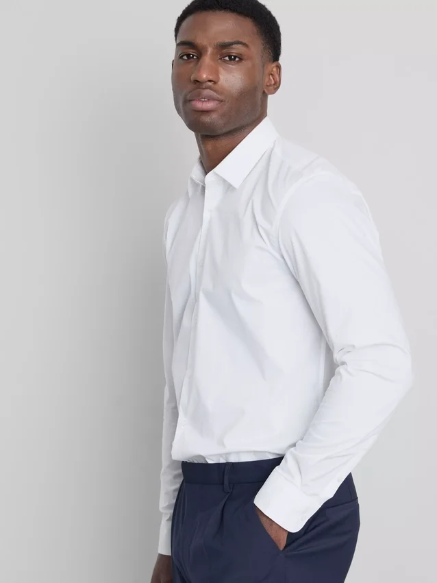 Slim-fit formell skjorta