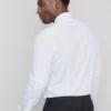 Slim fit-skjorta i stretch med knappar