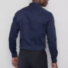 Slim fit-skjorta i stretch med knappar