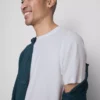 Slim-fit stretch-T-shirt med korta ärmar
