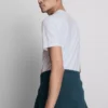 Slim-fit stretch-T-shirt med korta ärmar