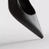 Slingback-klackskor i imitationsläder