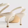 Slingback-klackskor i mesh med bred passform
