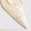 Slingback-klackskor i mesh med bred passform