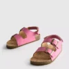Slingback-sandaler med dubbla spännen