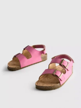 Slingback-sandaler med dubbla spännen