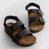 Slingback-sandaler med dubbla spännen