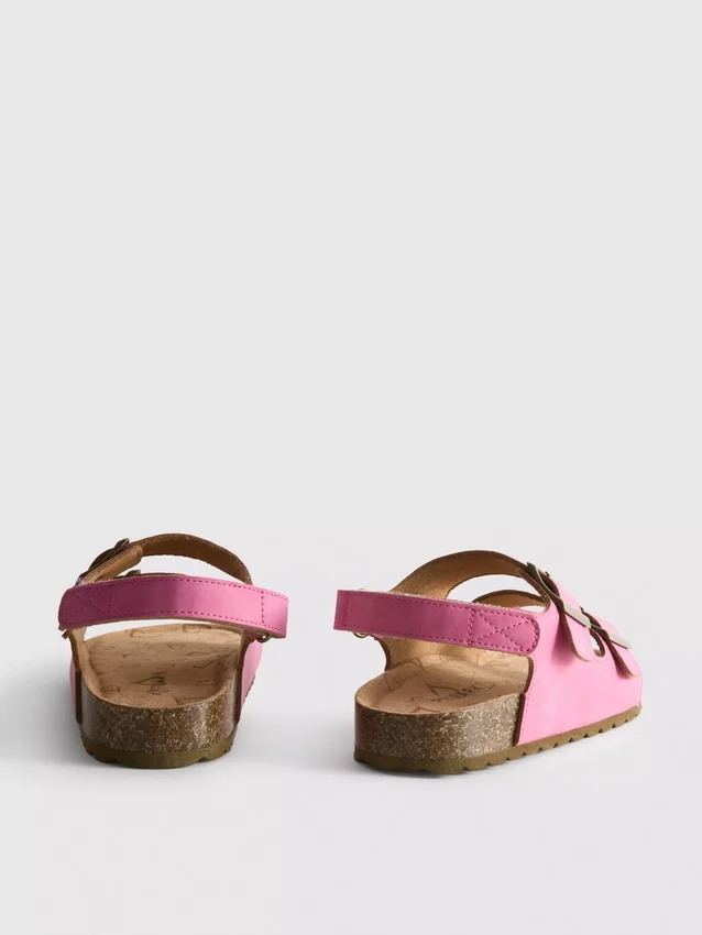 Slingback-sandaler med dubbla spännen