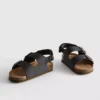 Slingback-sandaler med dubbla spännen