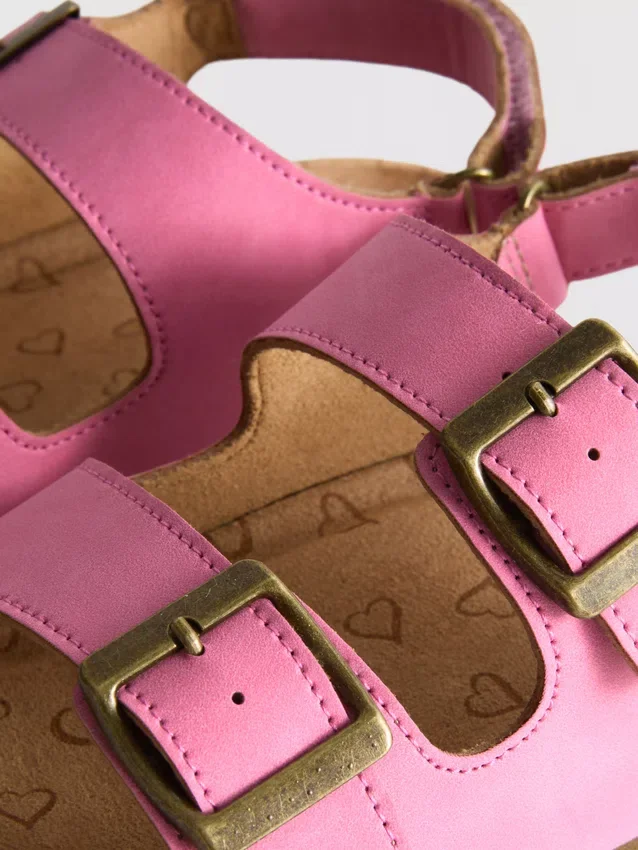 Slingback-sandaler med dubbla spännen