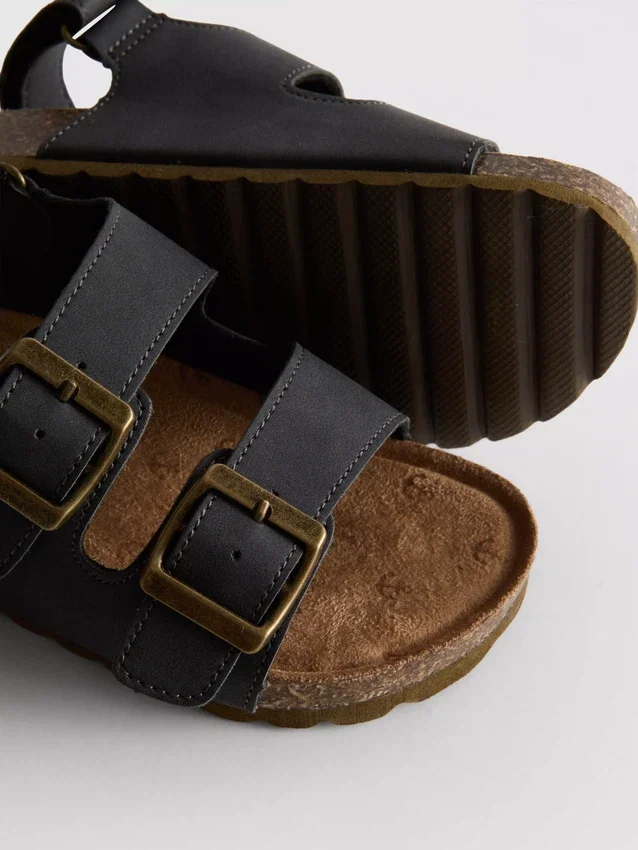 Slingback-sandaler med dubbla spännen