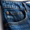 Slitna jeansshorts