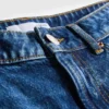 Slitna jeansshorts