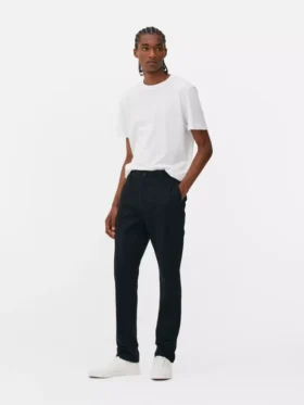 Smal passform, stretchchinos