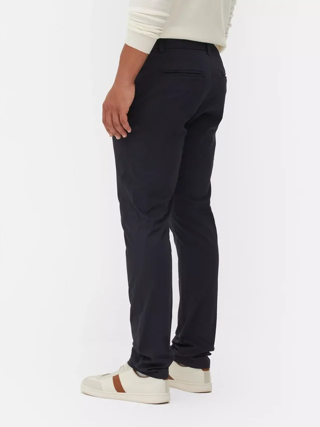 Smal passform, stretchchinos