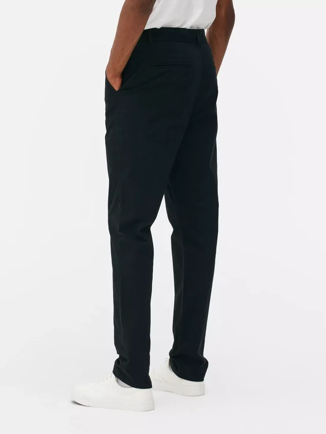 Smal passform, stretchchinos