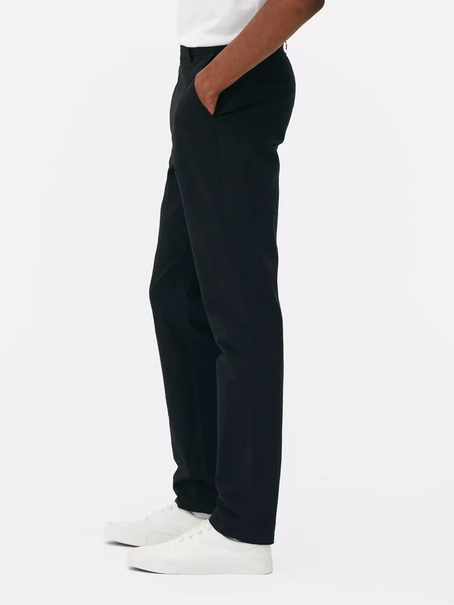 Smal passform, stretchchinos