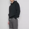 Smalpassade jeansshorts med medelhög midja