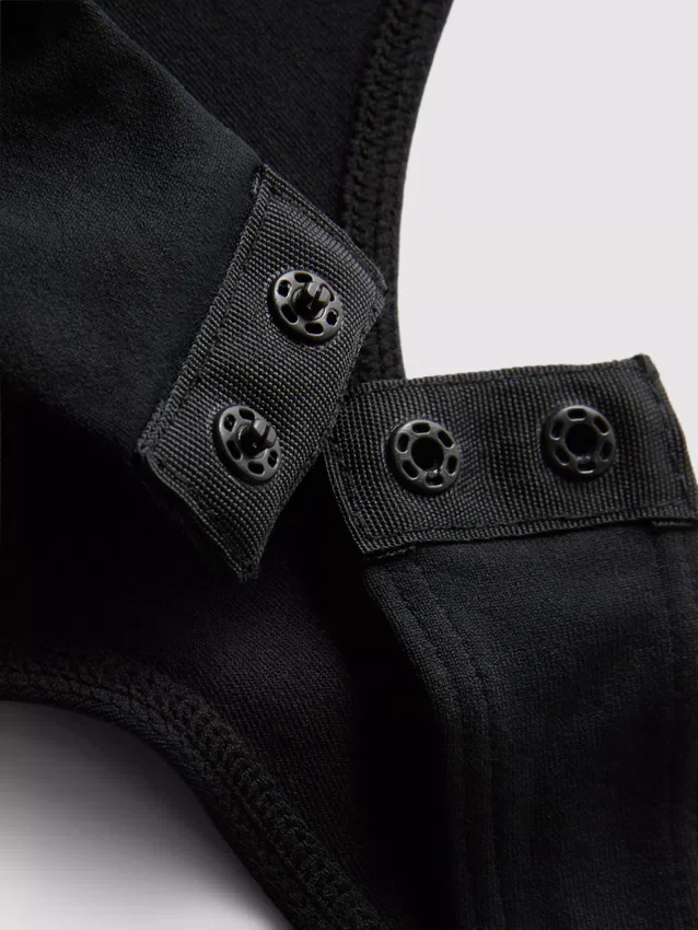 Sömlös bodysuit med fyrkantig halsringning