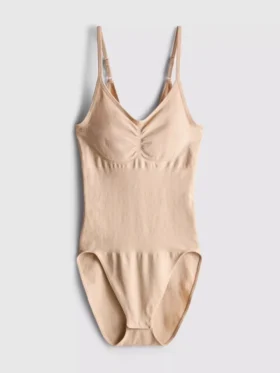 Sömlös, figursydd bodysuit