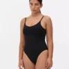Sömlös, figursydd bodysuit