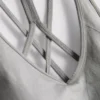 Sömlös, högblank aktiv crop top