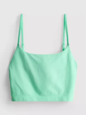 Sömlös, kort pyjamas-cami-top