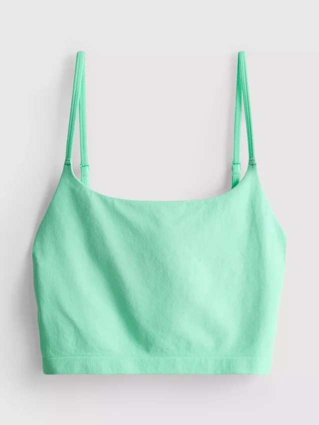 Sömlös, kort pyjamas-cami-top