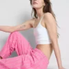 Sömlös, kort pyjamas-cami-top