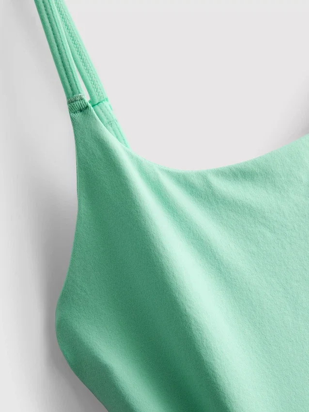 Sömlös, kort pyjamas-cami-top