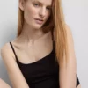 Sömlös, kort pyjamas-cami-top