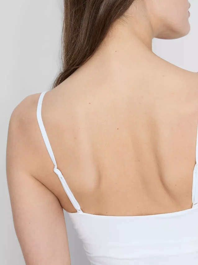 Sömlös, kort pyjamas-cami-top