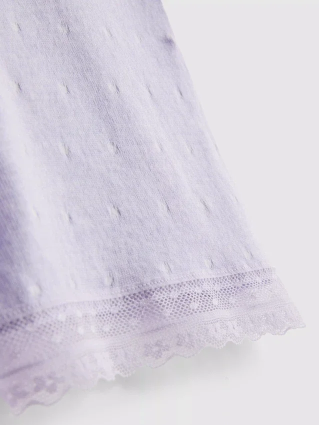 Sömlös pyjamasar med kort topp och shorts