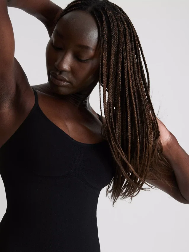 Sömlös Shapewear-bodysuit med string