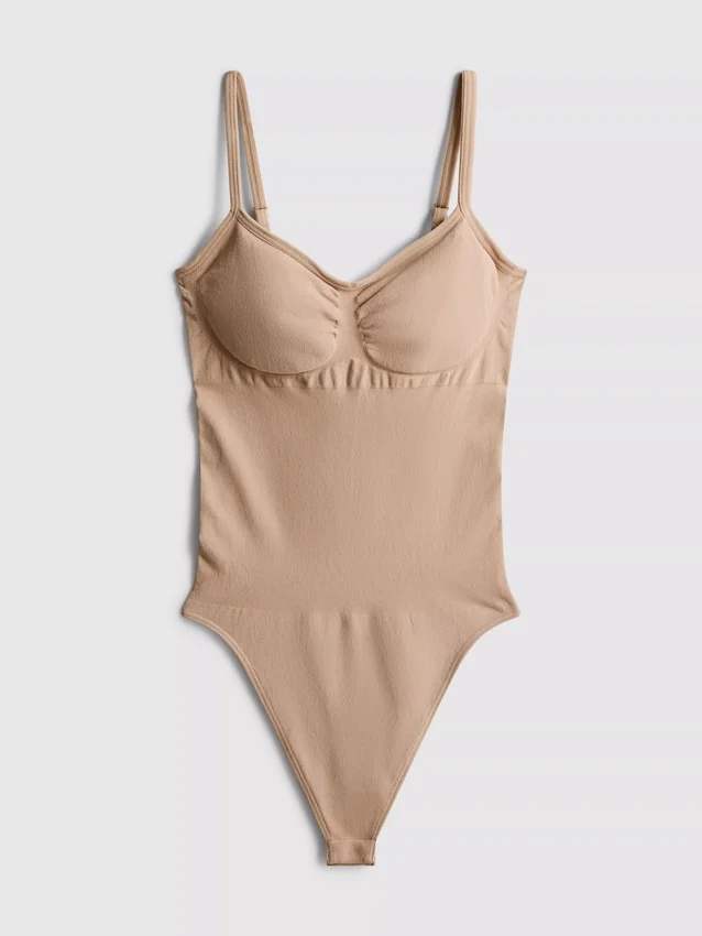 Sömlös Shapewear-bodysuit med string