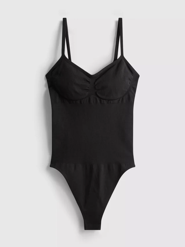Sömlös Shapewear-bodysuit med string