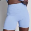 Sömlösa scrunch-shorts för träning