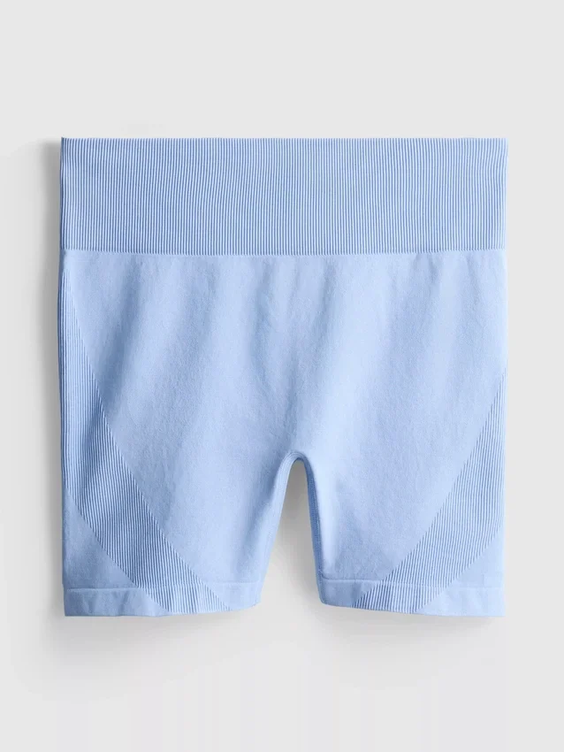 Sömlösa scrunch-shorts för träning