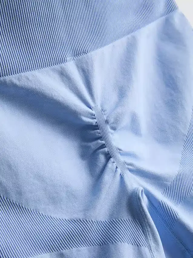 Sömlösa scrunch-shorts för träning