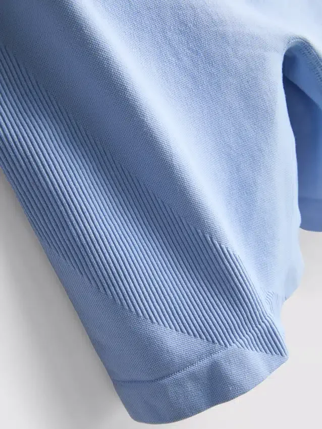 Sömlösa scrunch-shorts för träning