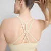 Smörmjuk crop top med spaghettiband