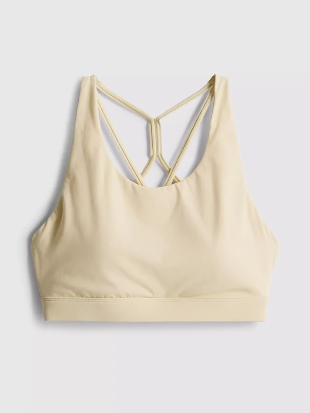 Smörmjuk crop top med spaghettiband