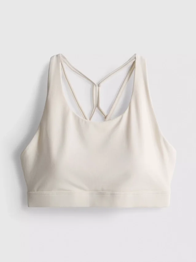 Smörmjuk crop top med spaghettiband