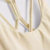 Smörmjuk crop top med spaghettiband