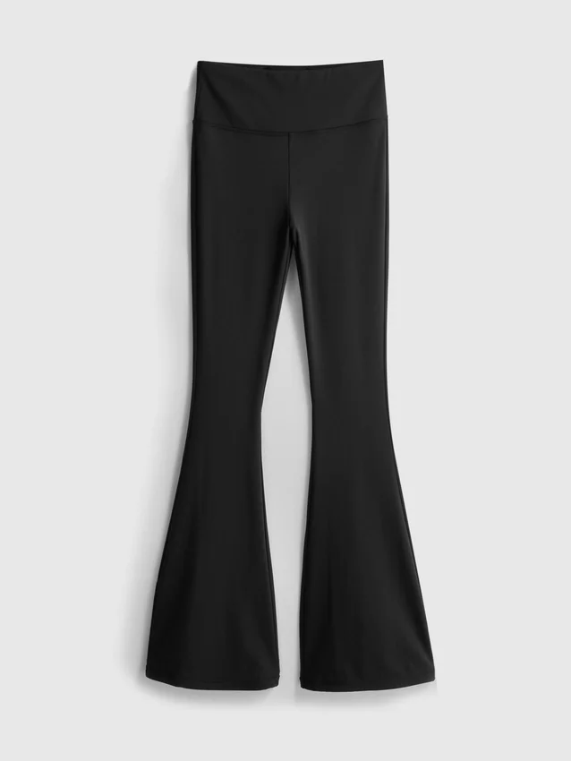 Smörmjuka leggings med utsvängda ben
