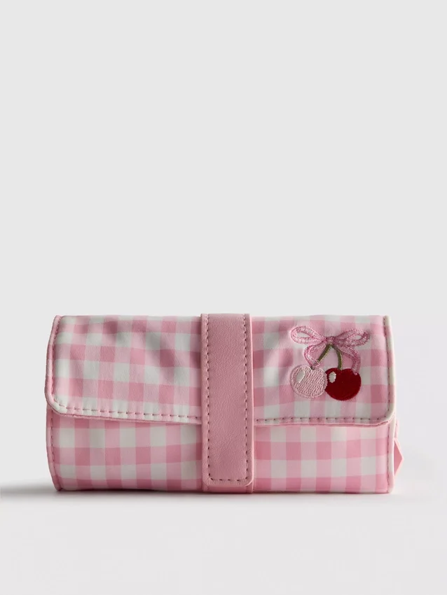Smyckespåse i gingham