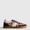 Sneakers med djurmönster och gummisula