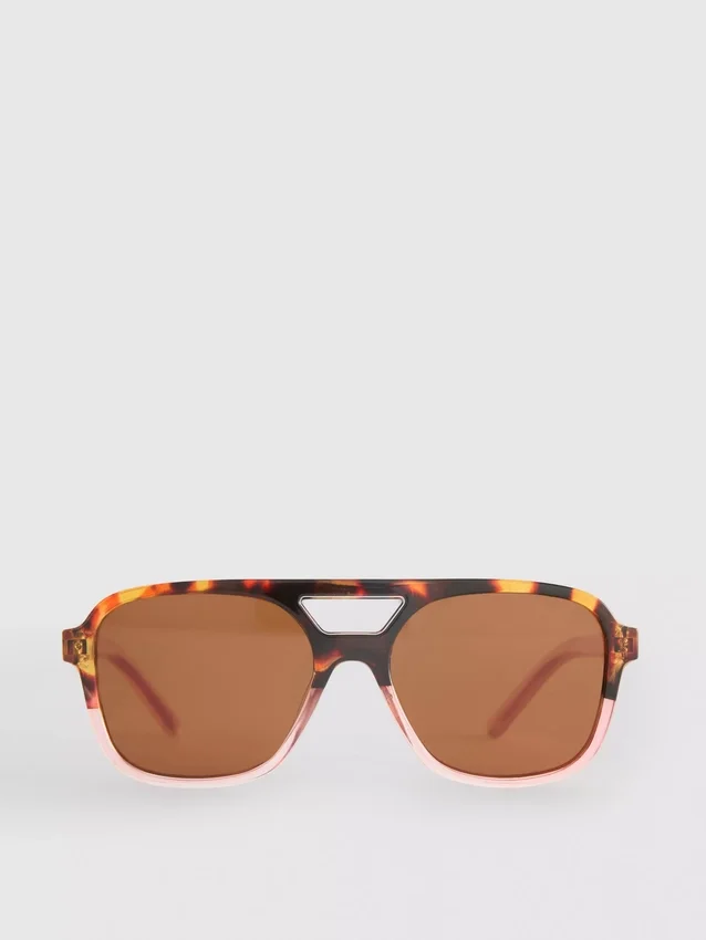 Solglasögon i aviator-stil av akryl