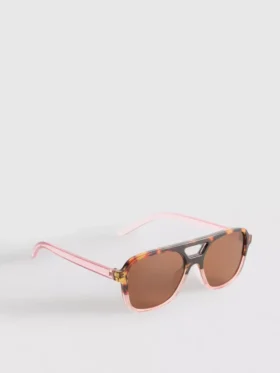 Solglasögon i aviator-stil av akryl