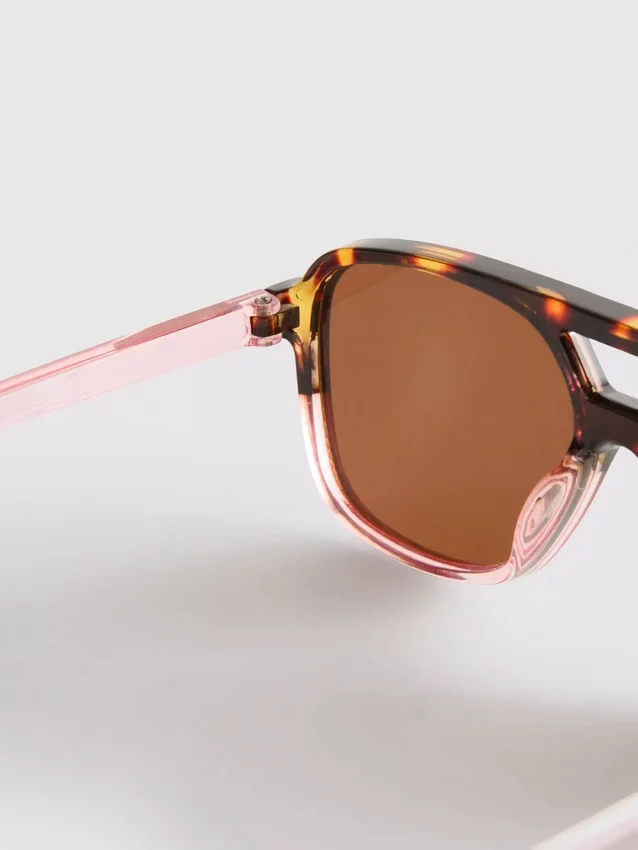 Solglasögon i aviator-stil av akryl
